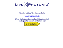 Tablet Screenshot of photonic-institut.de